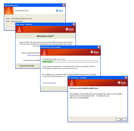 If you do not have JAVA&trade; Follow the install prompts